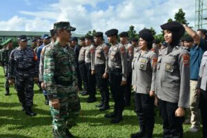 TNI Polri Solid Redam Provokasi Massa yang Picu Aksi Anarkis