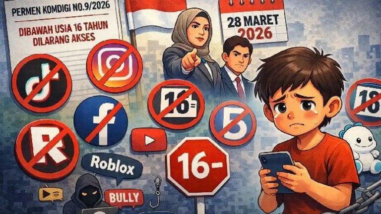 Pemerintah Turun Tangan, Hadapi Ancaman Dunia Maya Bagi Anak